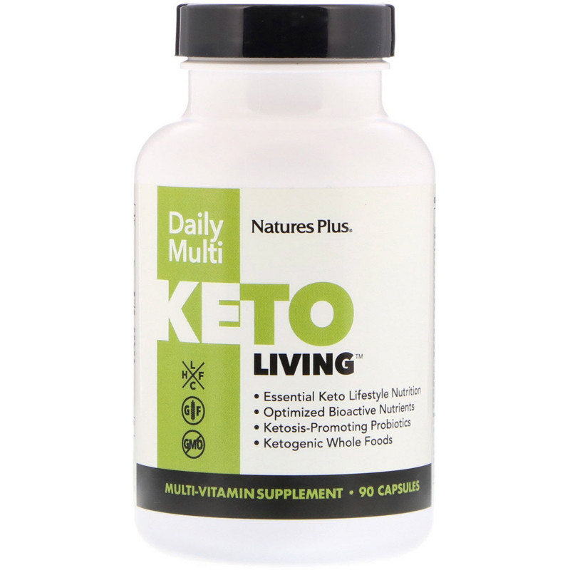 Nature's Plus, KetoLiving, ежедневные мульти, 90 капсул