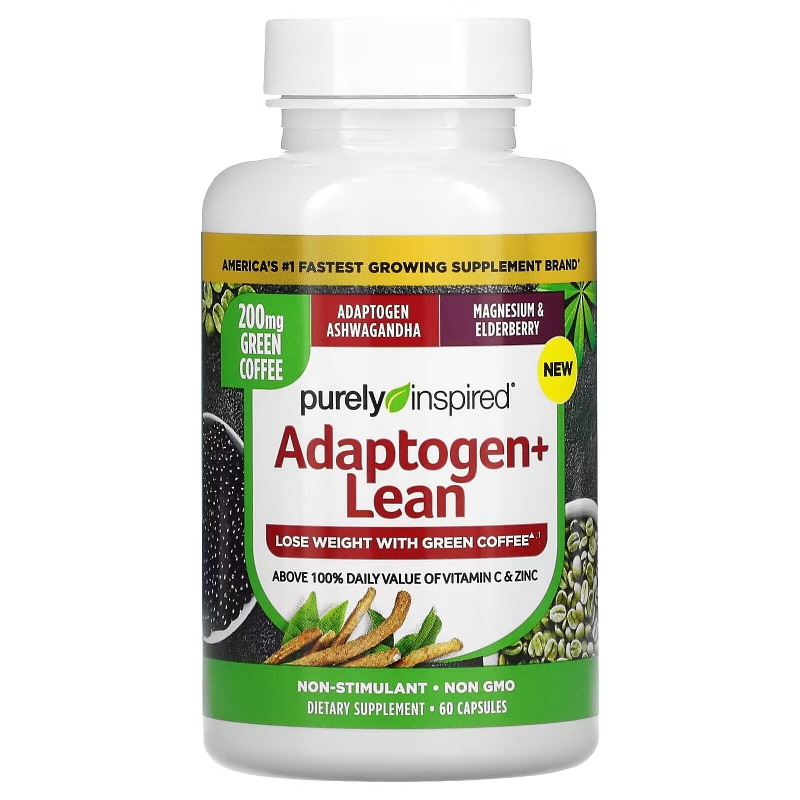 Purely Inspired, Adaptogen + Lean, 60 Capsules