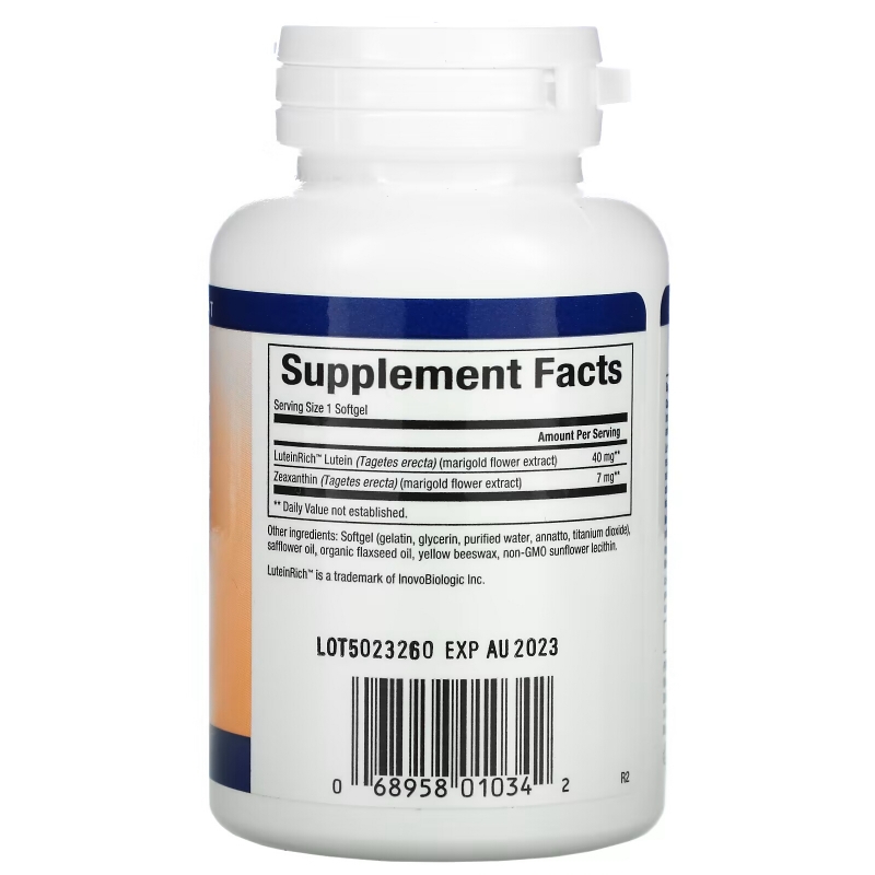 Natural Factors, Lutein, 40 mg, 30 Softgels