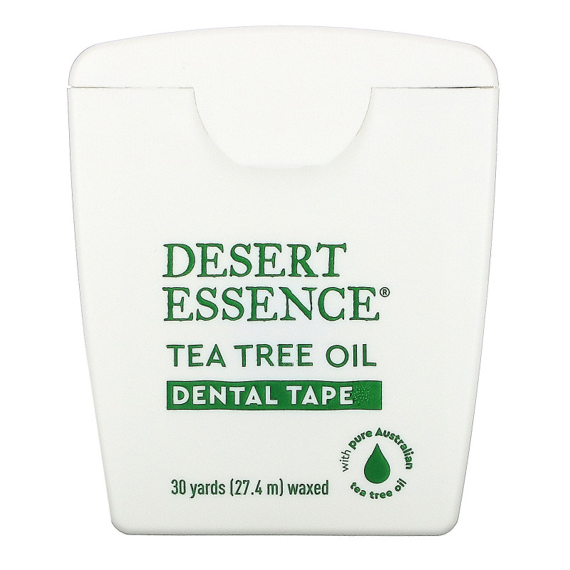 Desert Essence Зубная лента с маслом чайного дерева вощеная 30 ярдов (274 м)