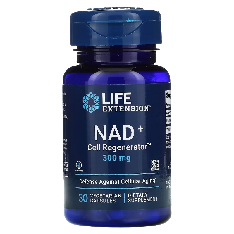 Life Extension, NAD+ Cell Regenerator, NIAGEN Nicotinamide Riboside, 300 mg, 30 Vegetarian Capsules