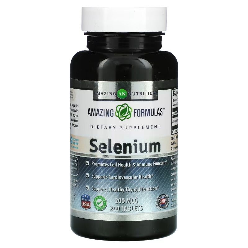 Amazing Nutrition, Selenium, 200 mcg, 240 Tablets